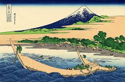 Shore of Tago Bay Ejiri at Tokaido Hokusai